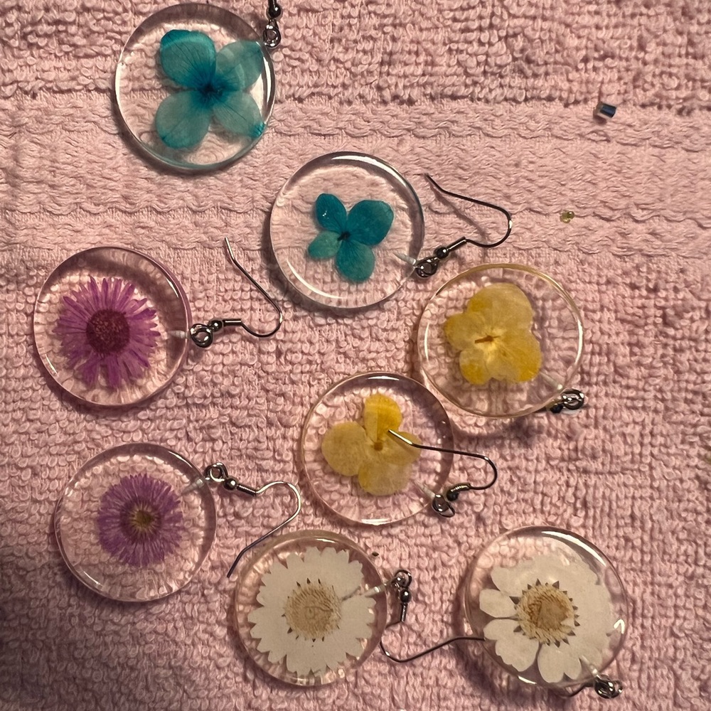 Resin Handmade Earrings